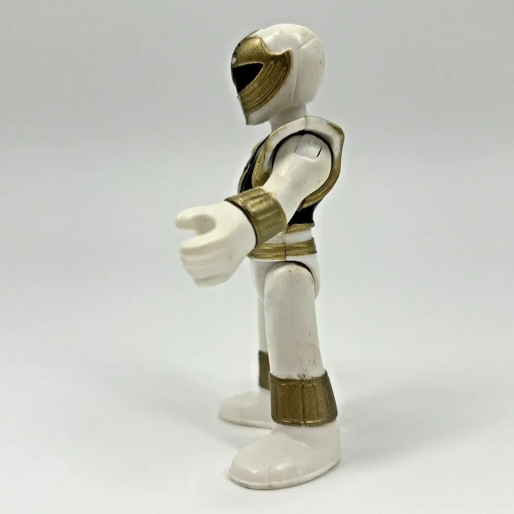 Imaginext Power Rangers WHITE RANGER figure MMPR from Tigerzord Tommy Oliver